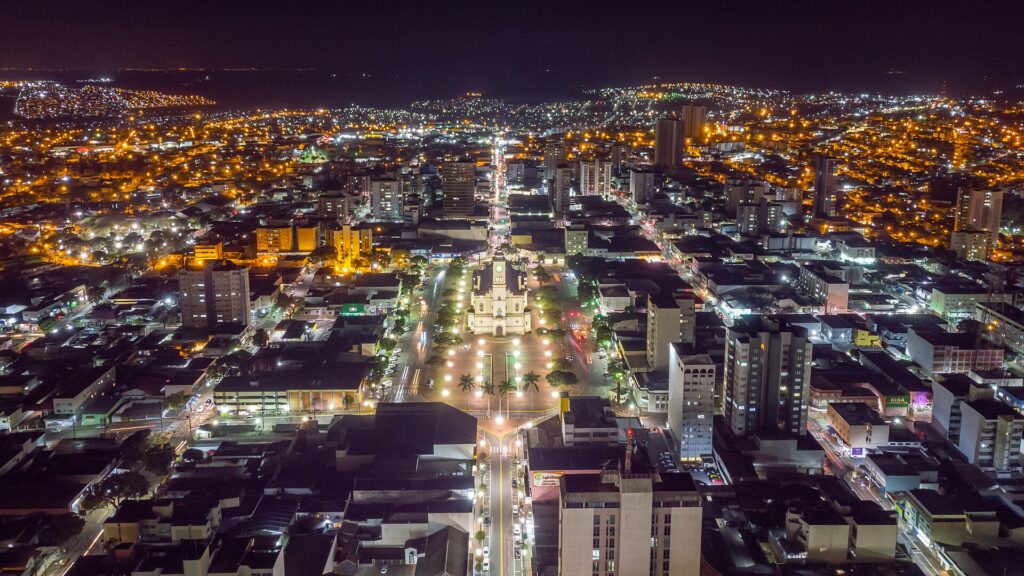 Vista de Apucarana, no Norte do Paraná