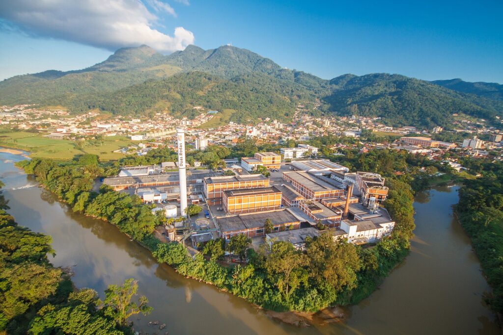 Sede da DR Aromas e Ingredientes, antiga Duas Rodas, em Jaraguá do Sul