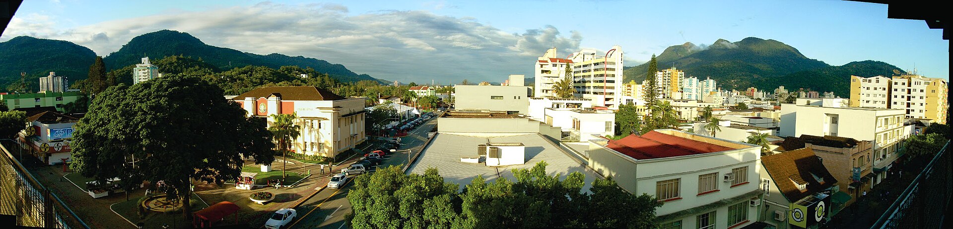Vista do centro de Jaraguá do Sul