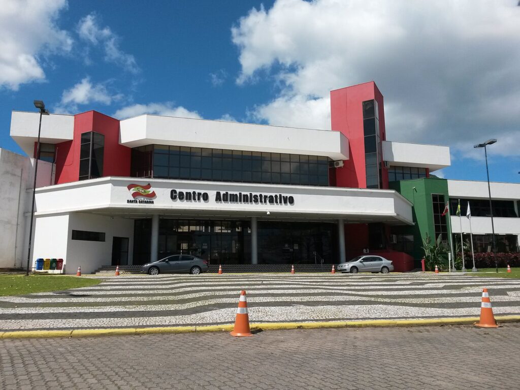 Centro administrativo do Governo de Santa Catarina, Brasil.